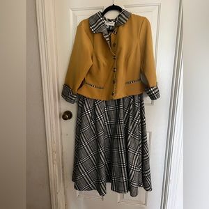 Miss Candyfloss mustard dress EUC